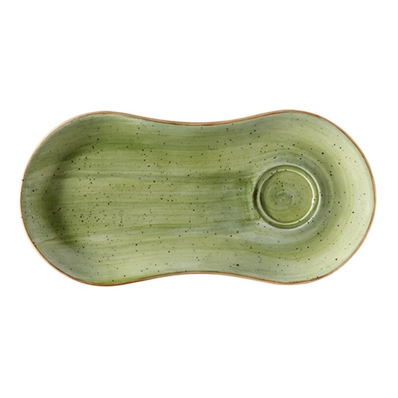 Farfurie aperitiv din portelan BONNA colectia THERAPY 25x12cm