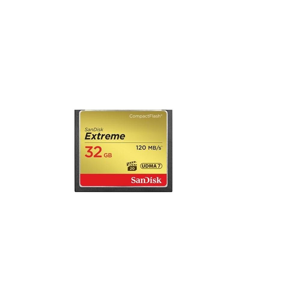Card de memorie san disk compact flash extreme 32 gb udma7 (transfer 120 mb/s)
