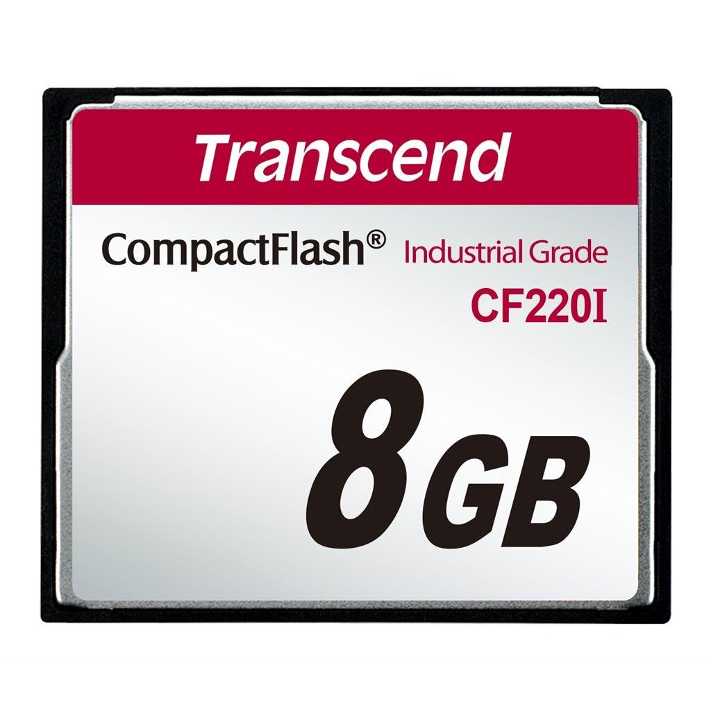 Card de memorie transcend industrial cf220 i 8 gb (udma5)