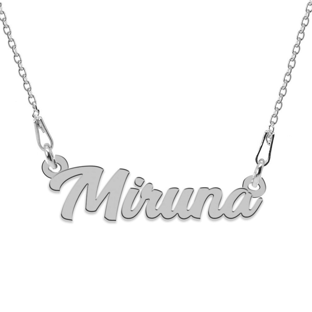 Colier Argint, Nume Miruna, BijouxMAG, 45 cm