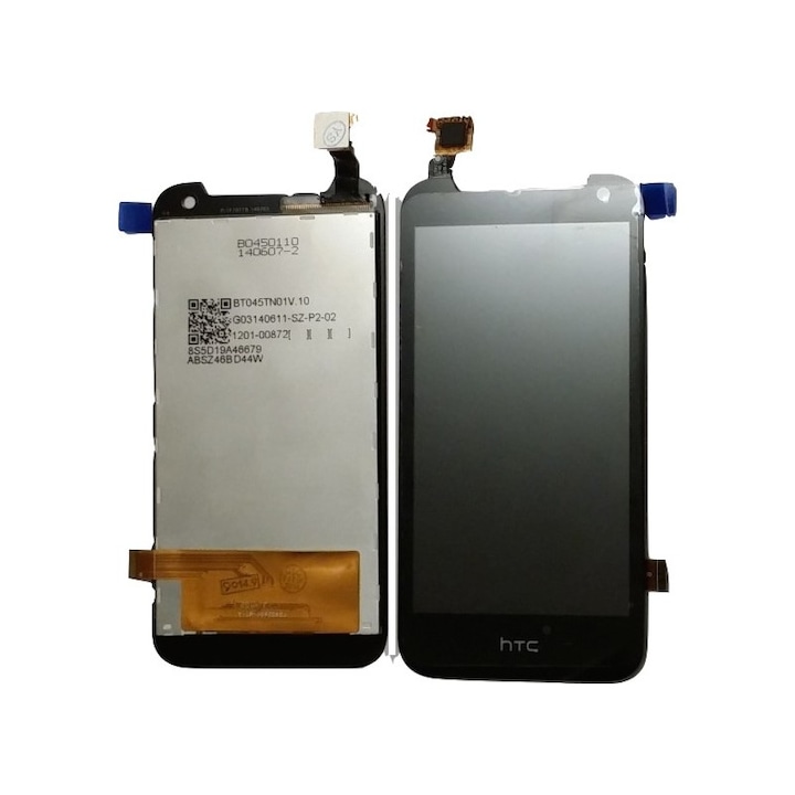 HTC Desire 310 kijelző fekete érintőképernyővel, eredeti, fekete