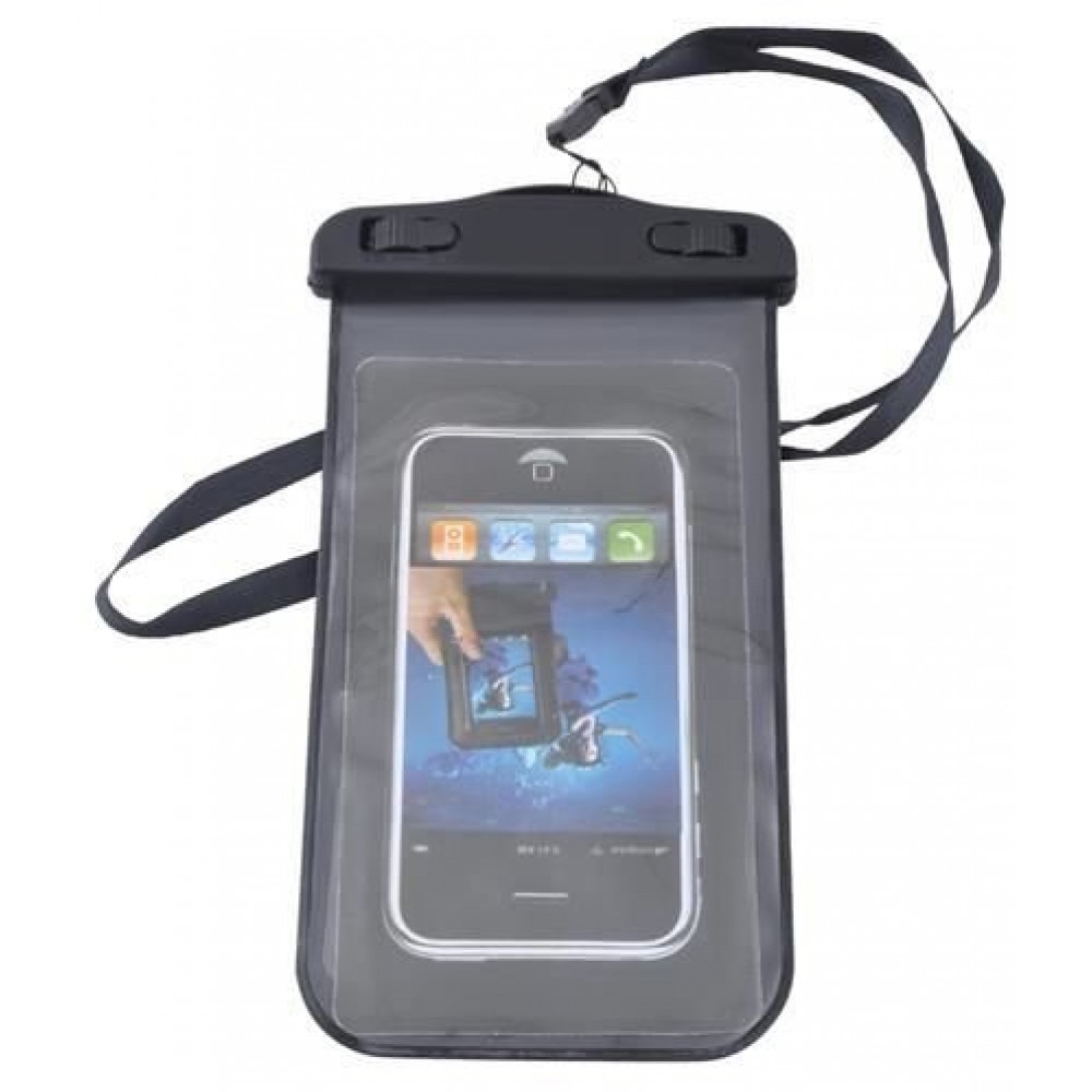 Husa subacvatica waterproof pentru telefon LRTM, Negru