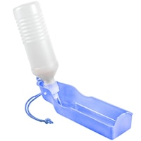 Sticla de apa portabila Zola® pentru catel, 500 ml, Albastru