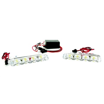 Set 2x Stroboscoape LED iMK, 9cm x 1.5cm, Alb Set 2x Stroboscoape LED iMK, 9cm x 1.5cm, Alb