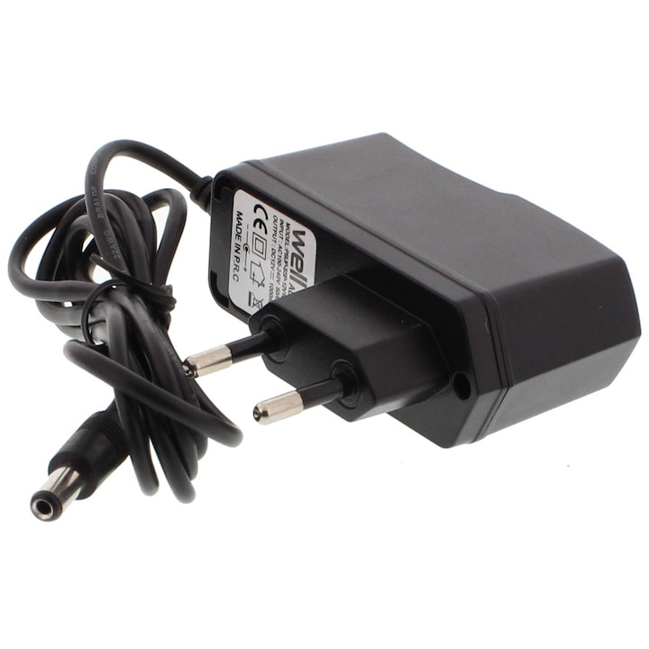 Alimentator AC/DC 12V 1000 mA conector DC: 5.5x2.1x10 mm Well