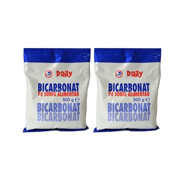 Pachet bicarbonat de sodiu, Daily, 1 kg Pachet bicarbonat de sodiu, Daily, 1 kg