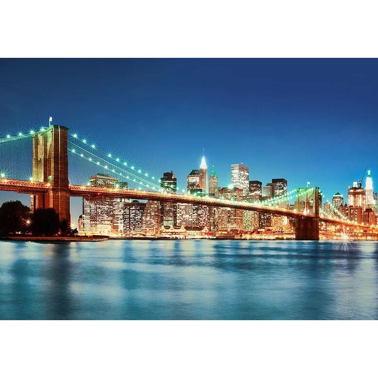 Fototapet orase, New York East River, cod 961, dimensiuni H - 254 / L - 368 , lavabil, usor de montat si de curatat, adeziv inclus