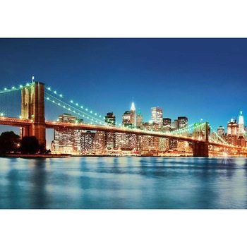 Fototapet orase, New York East River, cod 961, dimensiuni H - 254 / L - 368 , lavabil, usor de montat si de curatat, adeziv inclus Fototapet orase, New York East River, cod 961, dimensiuni H - 254 / L - 368 , lavabil, usor de montat si de curatat, adeziv inclus