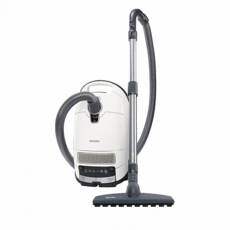 Aspirator cu sac Miele Complete C3 Jubilee Eco Line Lows, 550 W, 4.5 L, Perie Parchet, Perie universala, Filtru AirCleanPlus, Alb