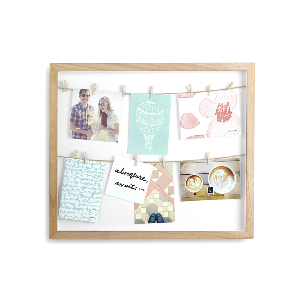 Rama foto Clothesline, 50.8 x 43.2 cm, Natural