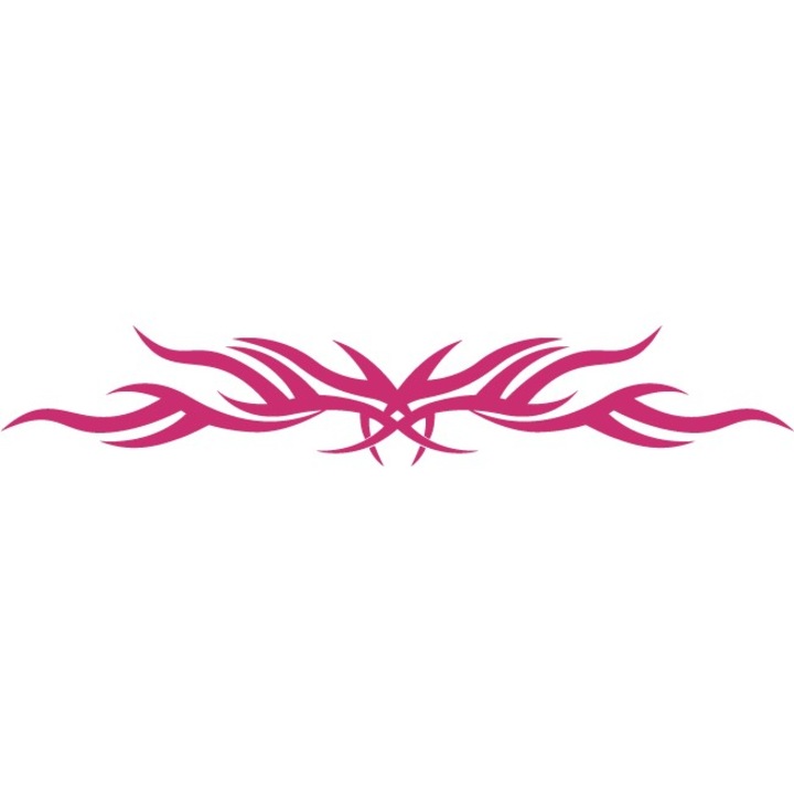 Autómatrica - Törzsi láng - Magenta - 50x9 cm