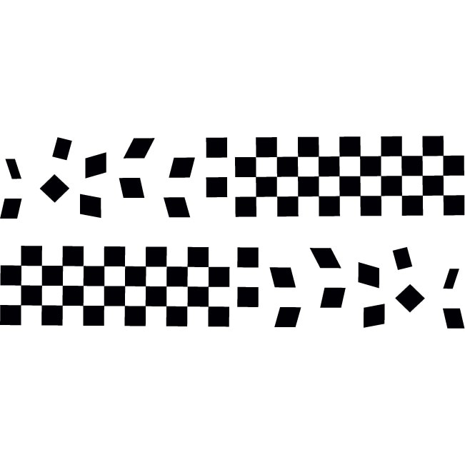 Sticker auto Finish line Negru 2buc 70x12 cm eMAG.ro