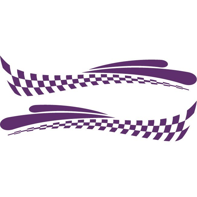 Sticker auto - Finis - Indigo - 2buc 70x14 cm