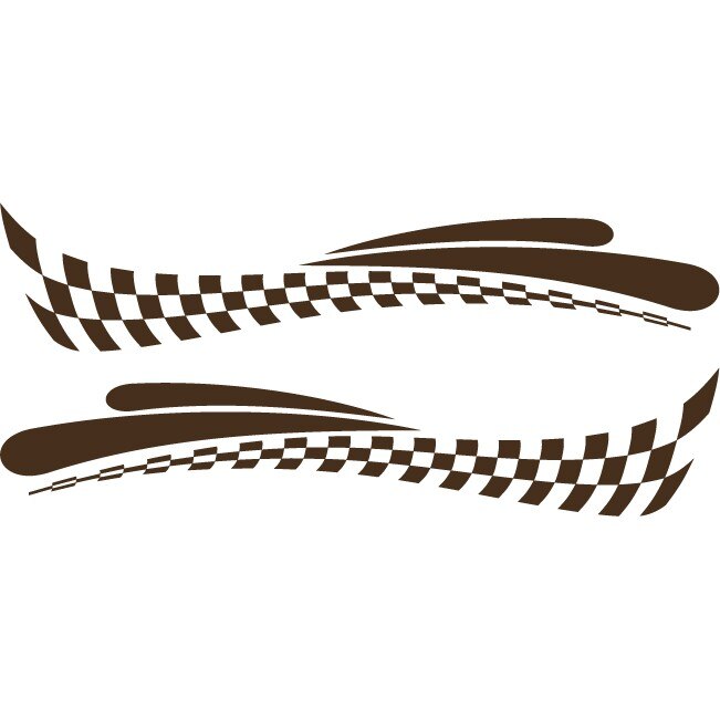 Sticker auto - Finis - Choco - 2buc 70x14 cm