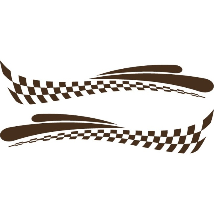 Sticker auto - Finis - Choco - 2buc 70x14 cm
