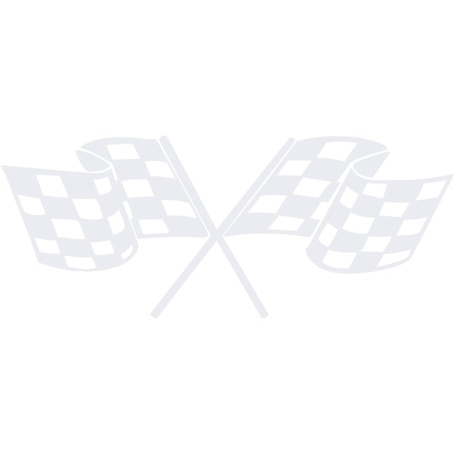 Sticker auto - Doua steaguri - Alb polar - 50x20 cm