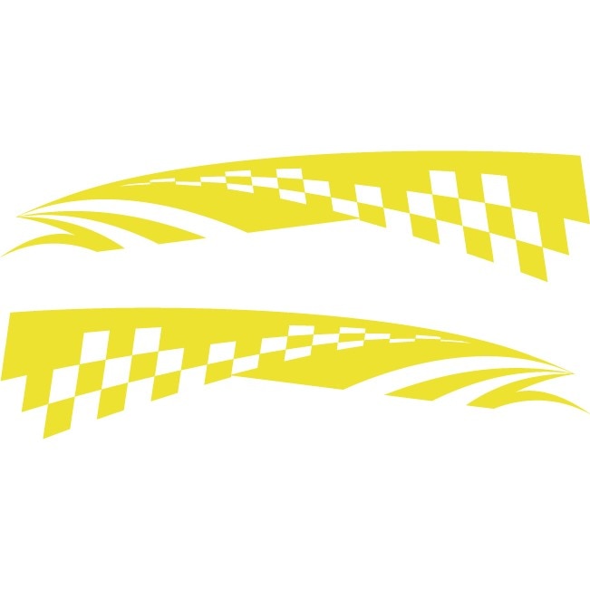 Sticker auto - Steag - Lemon - 2buc 50x11 cm