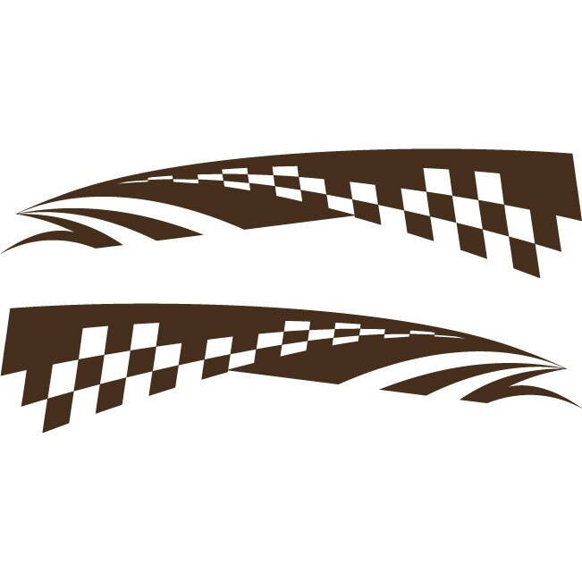 Sticker auto - Steag - Choco - 2buc 50x11 cm