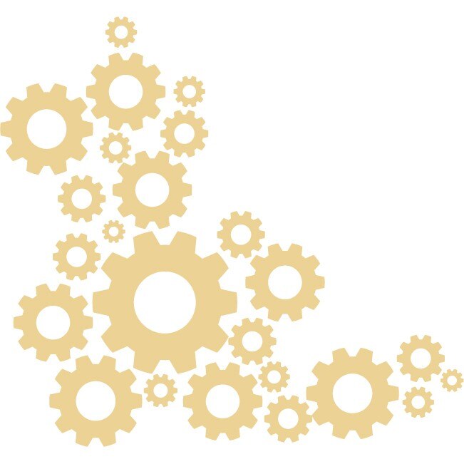 Rotitele abstracte - Sticker Decorativ - Bej - 89 x 83 cm