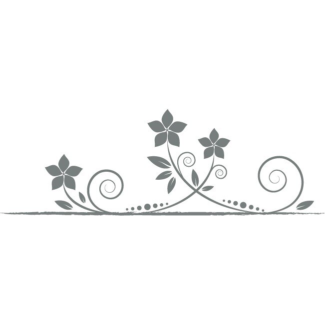 Natura invie - Sticker Decorativ - Gri Metal - 135 x 44 cm