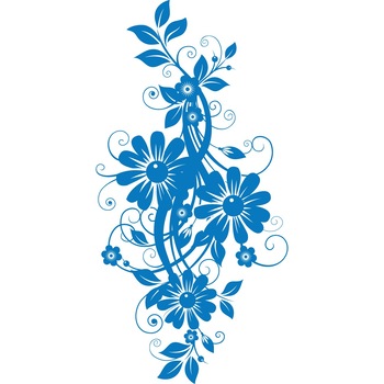 Opera naturii - Sticker Decorativ - Albastru - 64 x 128 cm Opera naturii - Sticker Decorativ - Albastru - 64 x 128 cm