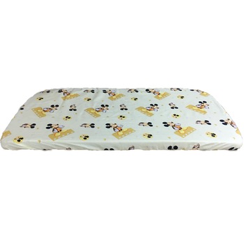 Cearceaf bumbac 100% cu elastic pentru bebe by Liz Line - CB22 Cearceaf bumbac 100% cu elastic pentru bebe by Liz Line - CB22