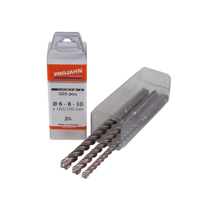 Set burghie beton Projahn, SDS-PLUS ROCKET 5, 3 buc/set