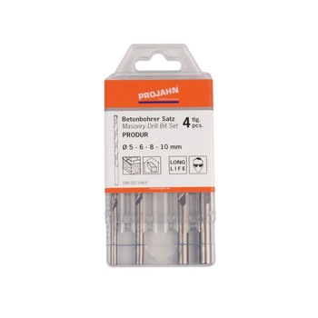 Set burghie beton Projahn 5-6-8-10 mm, PERDUR 4 buc/set Set burghie beton Projahn 5-6-8-10 mm, PERDUR 4 buc/set