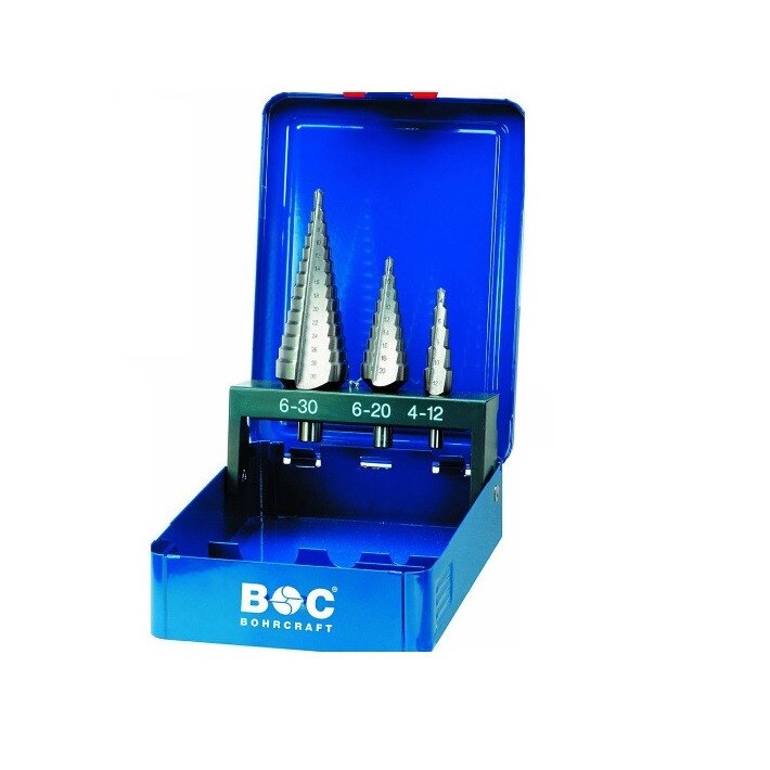 Set 3 burghie in trepte Gr. 1/2A/3A STB 3 Bohrcraft