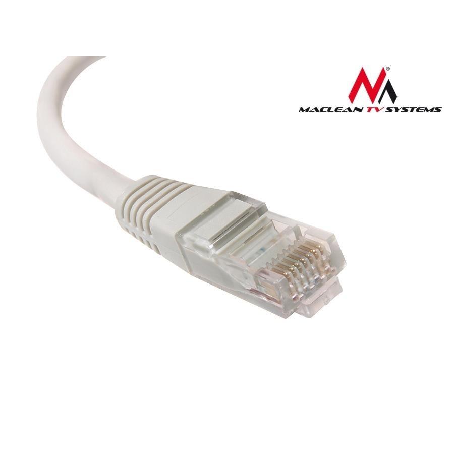 Cablu maclean mctv-649 patchcord utp 5e cable plug-plug 1m
