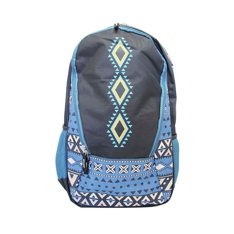 Ghiozdan gimnaziu Pigna tribal albastru MCRS1878-5