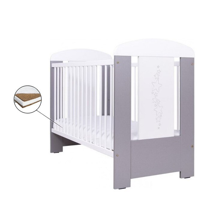 Patut drewex stars - silver + saltea cocos 8 cm