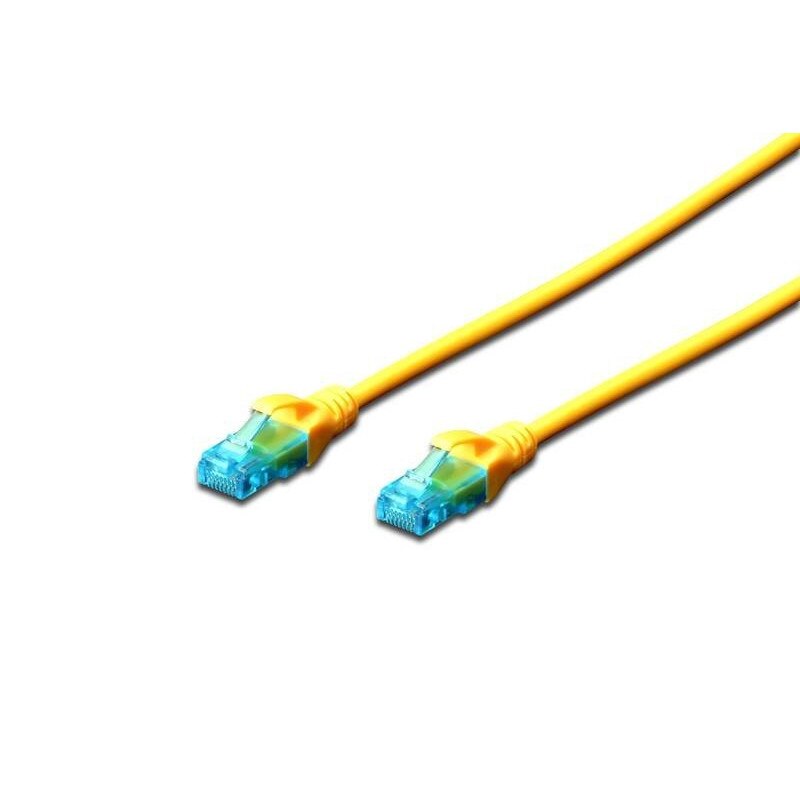 Cablu U / UTP Digitus, Cat. 5E, Pvc, 5m, Galben