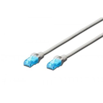 Cablu U / UTP Digitus Patch Cord, Cat. 5E, Pvc, 20m, Gri Cablu U / UTP Digitus Patch Cord, Cat. 5E, Pvc, 20m, Gri
