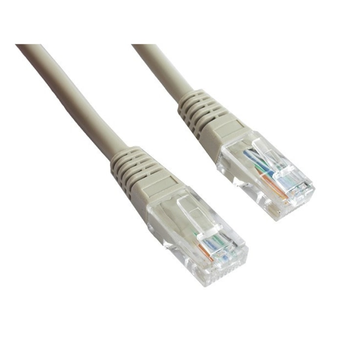 GEMBIRD patch cord RJ45 cat. 5e UTP 10m grey