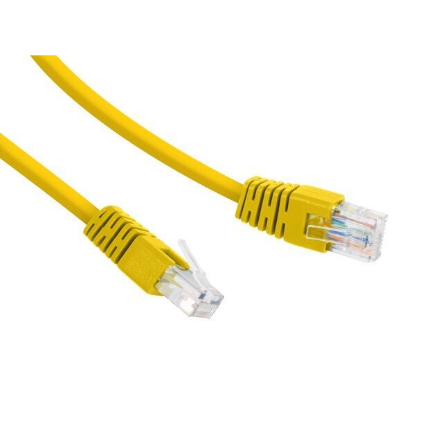 Cablu Patch Cord Cat 6 UTP Gembird, 3m, Galben
