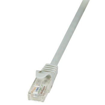 Cablu U/UTP LOGILINK Patch cord, 2 x RJ-45, Cat. 6, 3 m, Gri Cablu U/UTP LOGILINK Patch cord, 2 x RJ-45, Cat. 6, 3 m, Gri