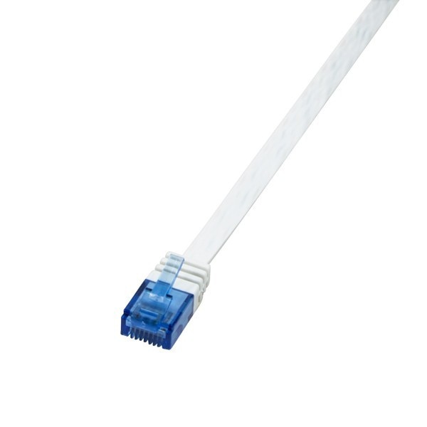 Cablu UTP Logilink, cat. 5e, 1 m, Alb
