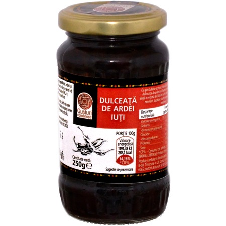 Dulceata De Ardei Iuti 250g Gusturi Romanesti Emag Ro