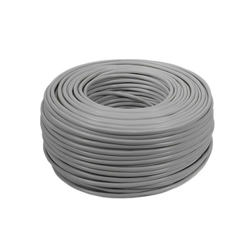 Maclean Cablu Cat 5e, 50 m, Gri Maclean Cablu Cat 5e, 50 m, Gri