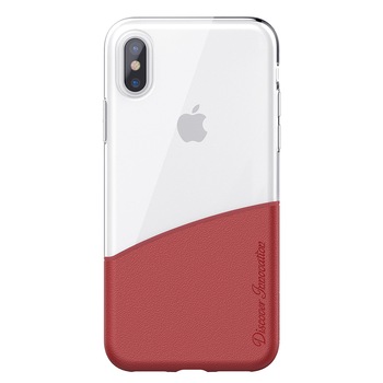 Husa Apple iPhone X Nillkin Originala Half Case- Red