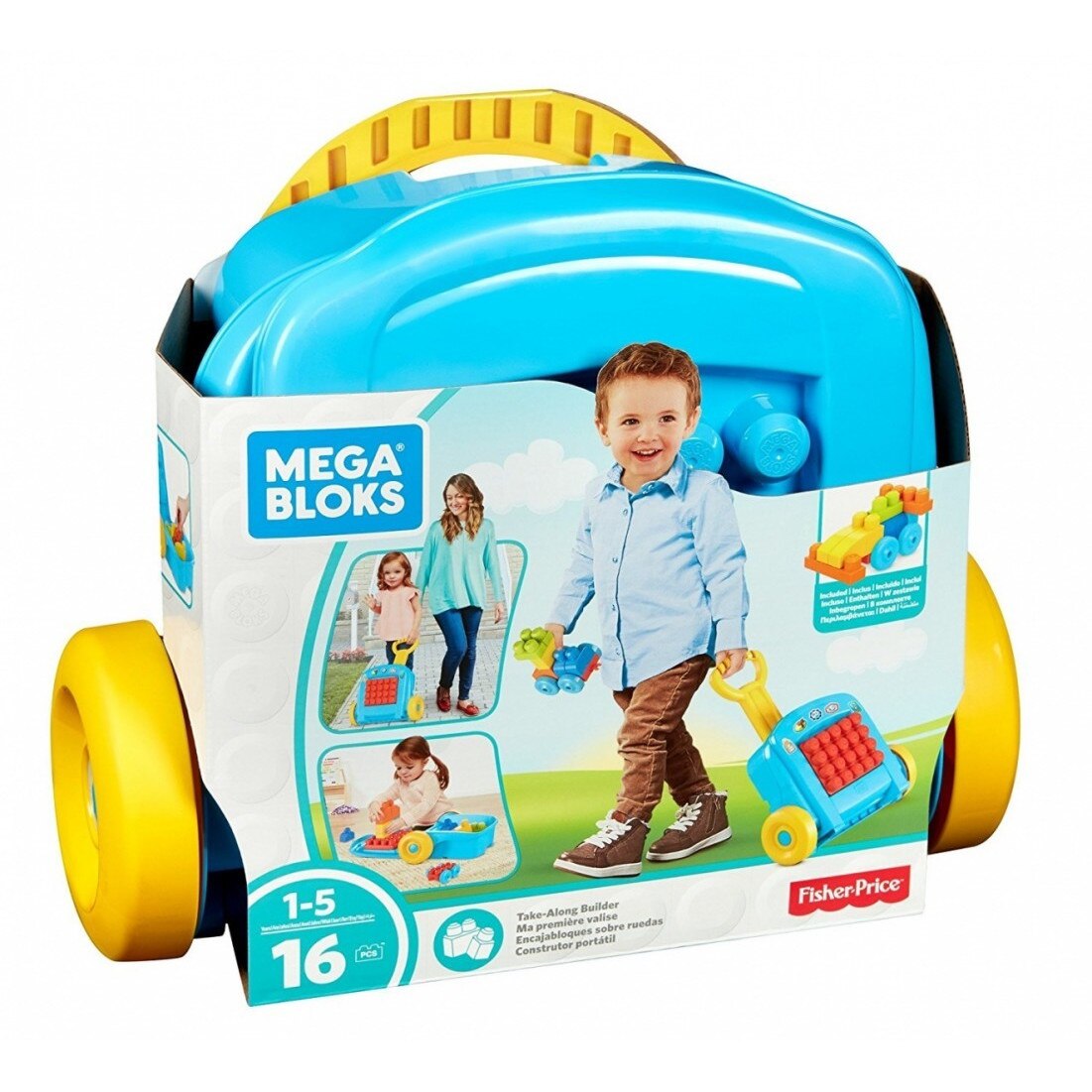 Mega Bloks Set de constructie, Valiza, Multicolor