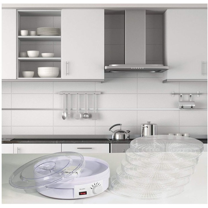 Deshidrator alimente DomoClip DOM202, 245W, 5 tavi