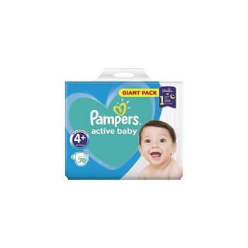Scutece copii Pampers Giant 4+ maxi+, 9-16 kg 70buc Scutece copii Pampers Giant 4+ maxi+, 9-16 kg 70buc