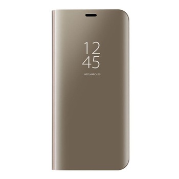 Husa Clear View Huawei Mate 10 Lite- Gold Husa Clear View Huawei Mate 10 Lite- Gold