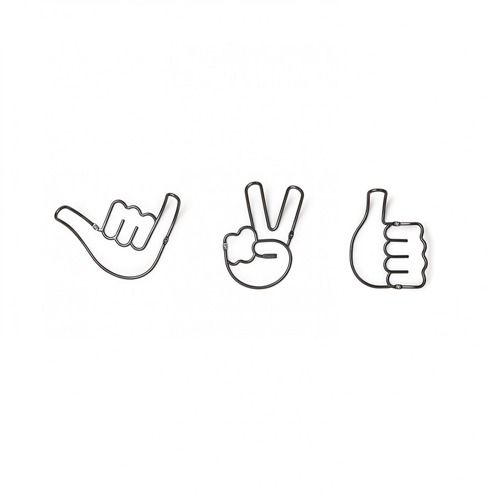 Cuier de perete, Handy Hook, Negru