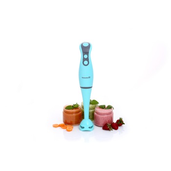 Blender de mana Hausberg HB-7671B, 300 W, Lama din inox, 2 viteze, Bleu Blender de mana Hausberg HB-7671B, 300 W, Lama din inox, 2 viteze, Bleu