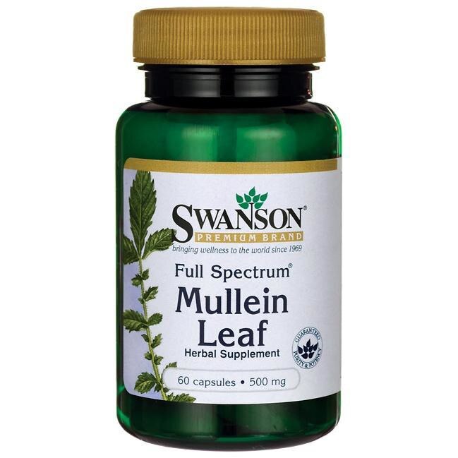 Frunze de Lumanarica 500mg Mullein Leaf 60cps Swanson