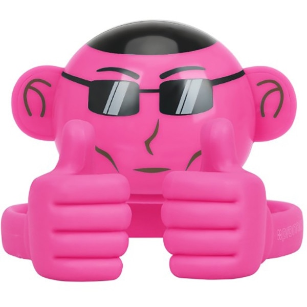 Boxa portabila pentru copii cu suport, PROMATE Ape, 3W, roz