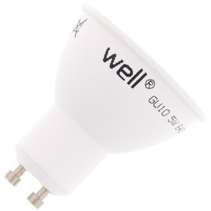 Spot cu led MR16 GU10 5W 230V lumina rece Well